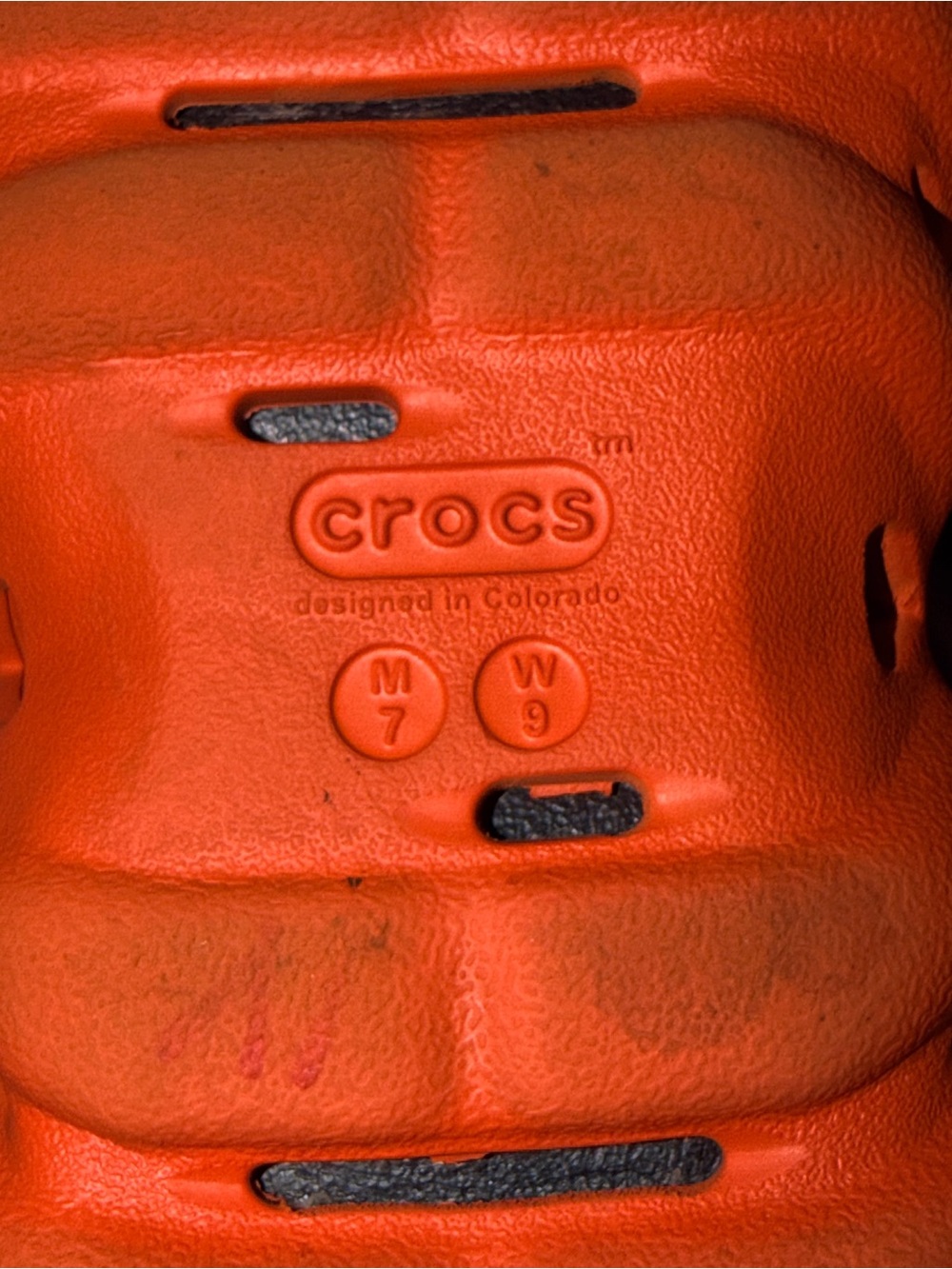 Bright Orange RARE Crocs - Picture 4 of 5